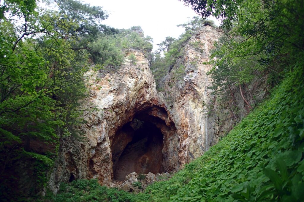 佐渡島における金山の写真