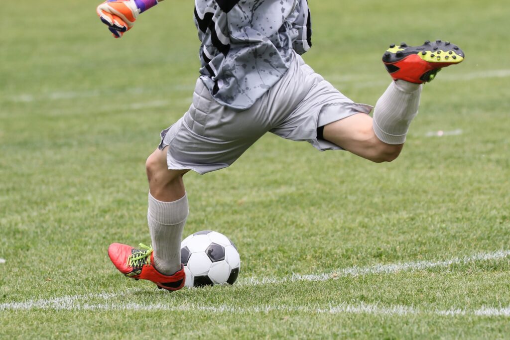 サッカー選手の写真