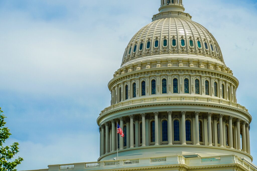 アメリカ合衆国の議会を撮影した写真