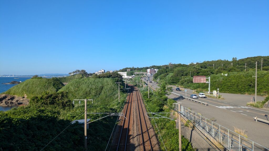 鉄道の線路を撮影した写真