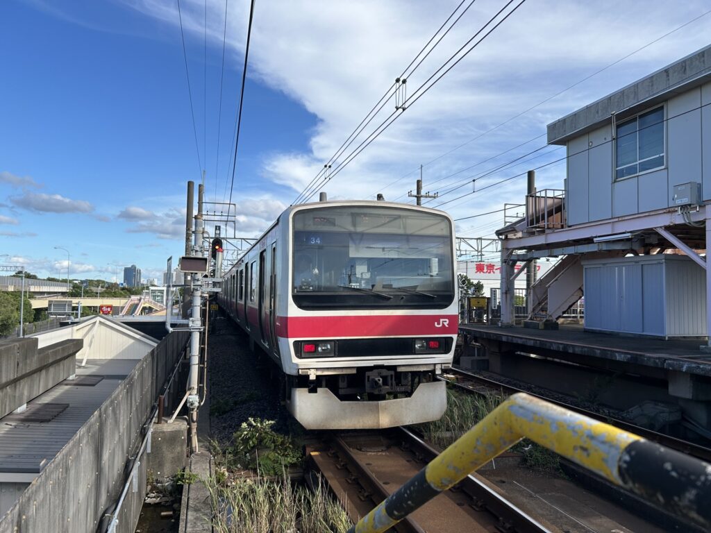 京葉線の車両を撮影した写真