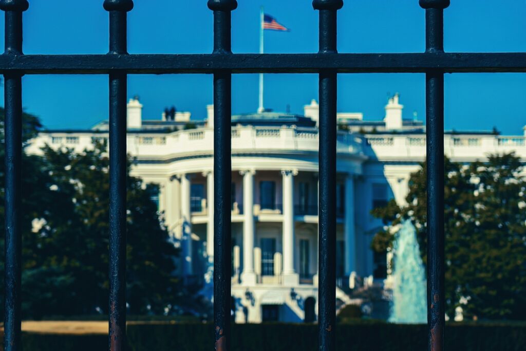 アメリカ大統領選をイメージした写真