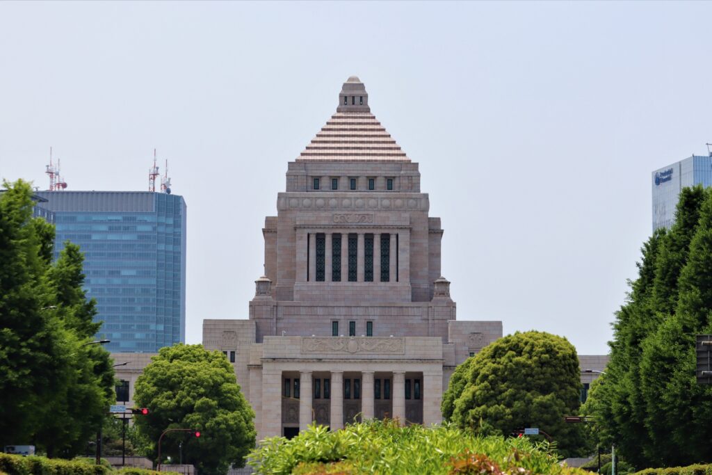 国会議事堂を撮影した写真