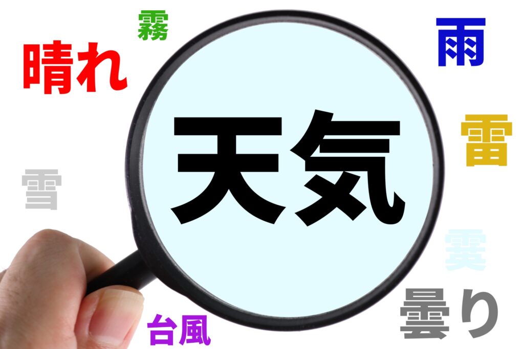 天気予報をイメージした画像