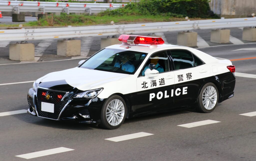 北海道県警のパトカーを撮影した写真