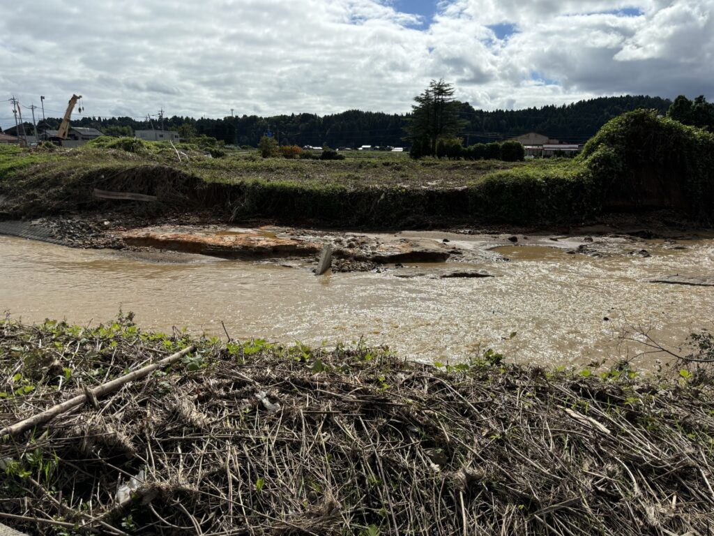 能登の豪雨被害を受けた現場を撮影した画像