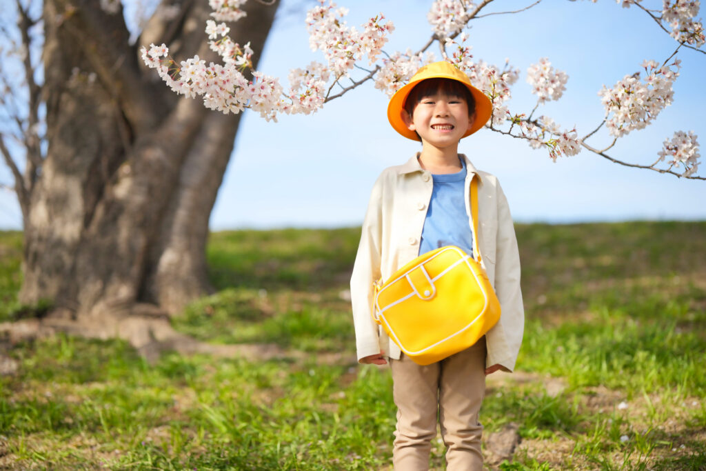 通園している男の子を撮影した画像