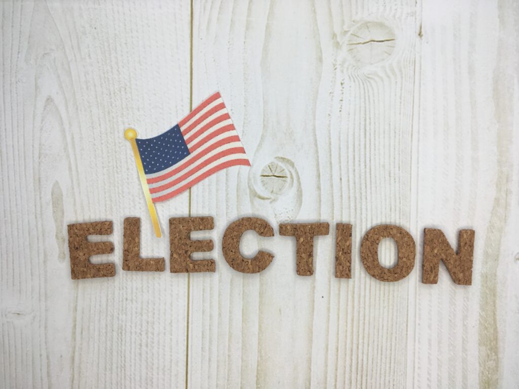 アメリカ大統領選をイメージした画像