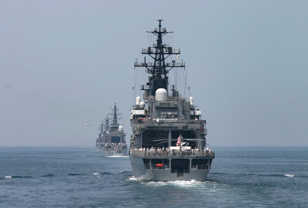 海上自衛隊を撮影した写真