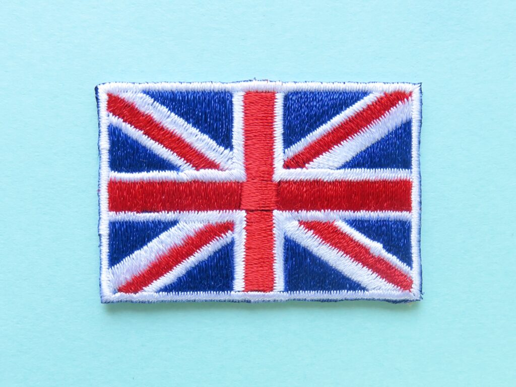 イギリス国旗を撮影した写真