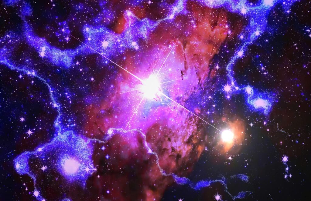 宇宙をイメージした写真
