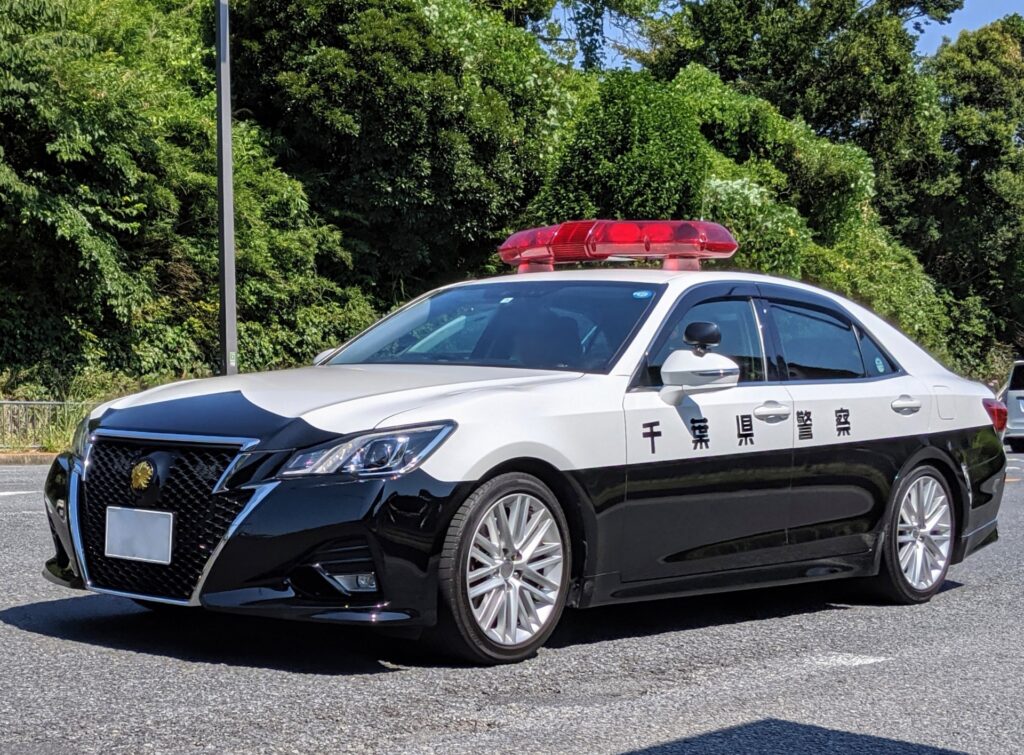 千葉県警のパトカーを撮影した写真