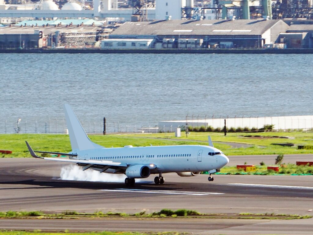 羽田空港の外観を撮影した画像