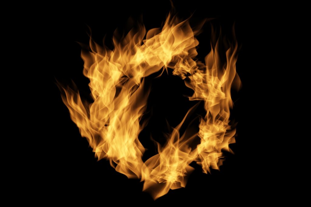 炎をイメージした画像