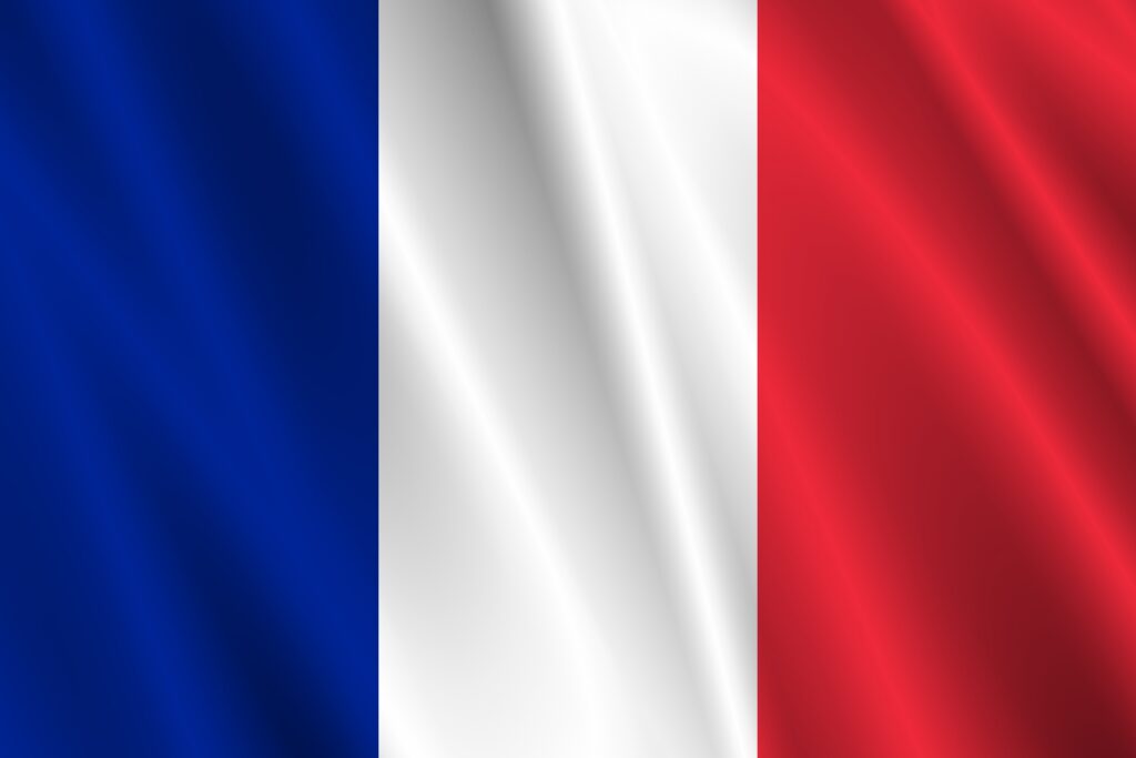 フランスの国旗を撮影した画像