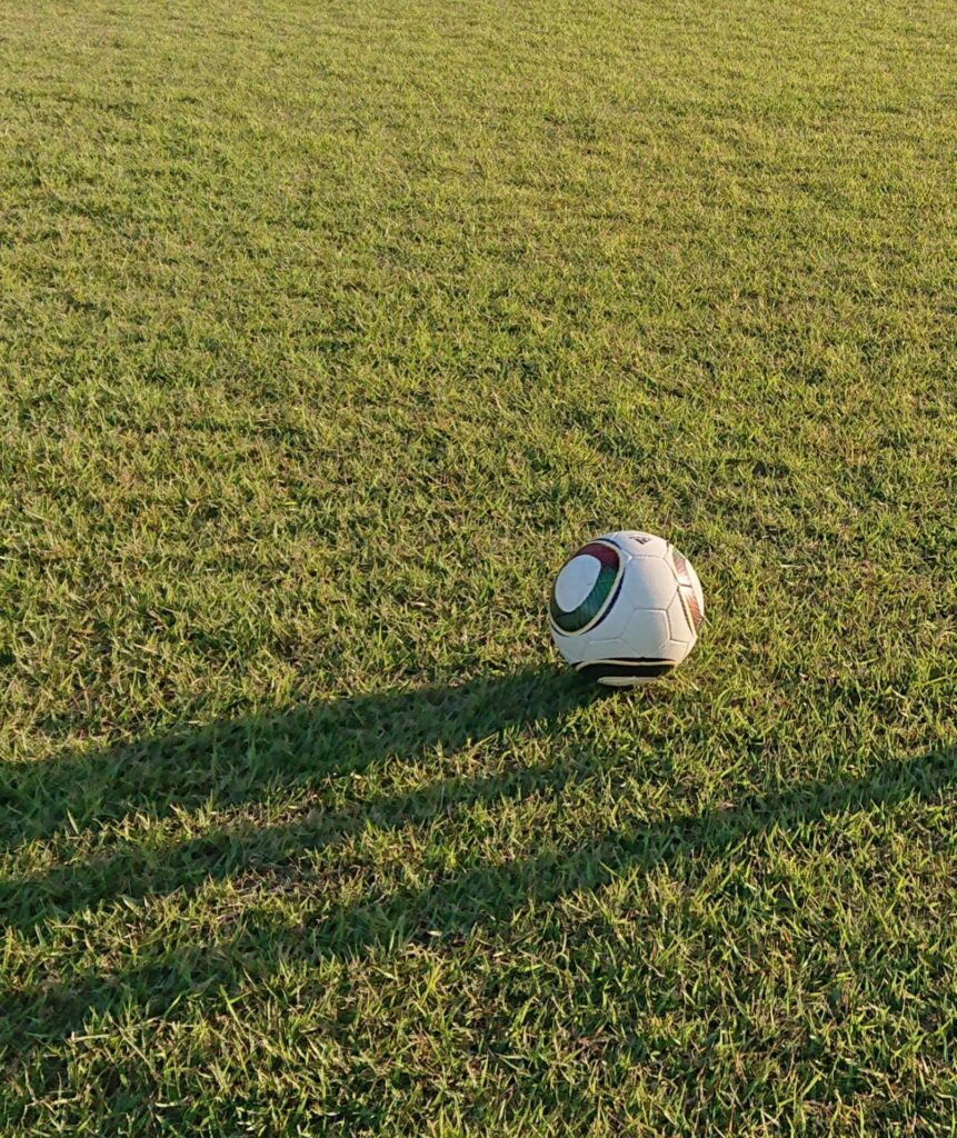 サッカーボールを撮影した画像