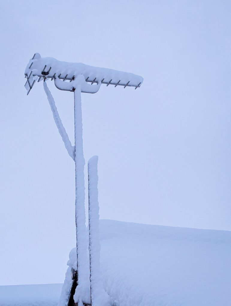 雪景色を撮影した写真