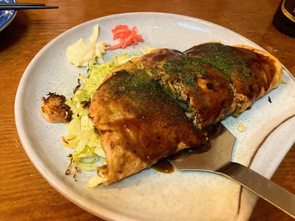 広島風お好み焼きを撮影した写真