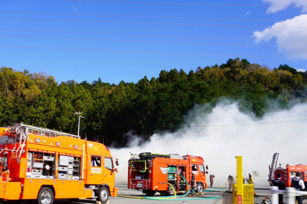 山火事をイメージした画像