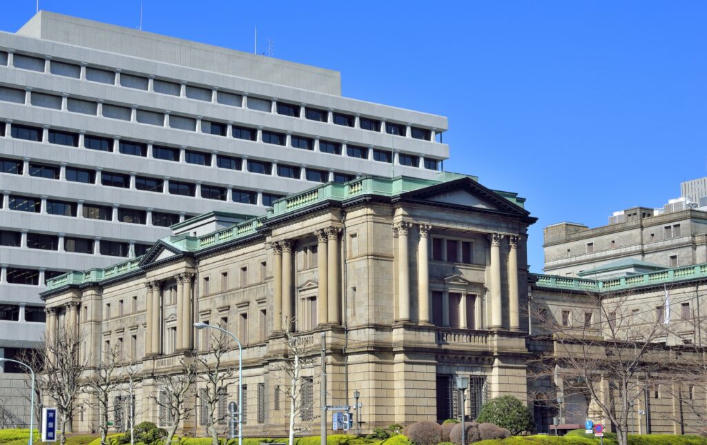日本銀行の外観を撮影した画像