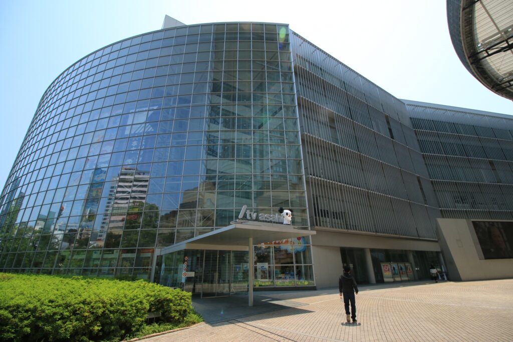テレビ朝日の外観を撮影した画像