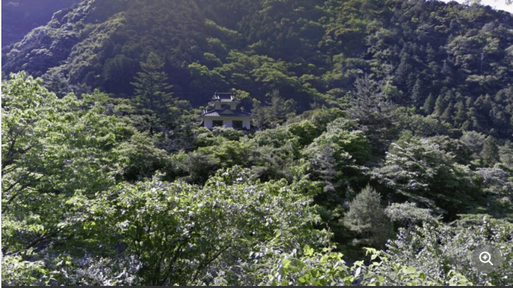 大野城の外観を撮影した写真
