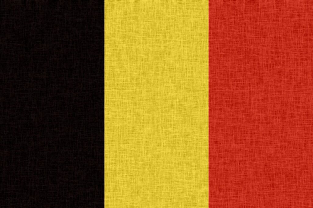 ベルギーの国旗を撮影した画像