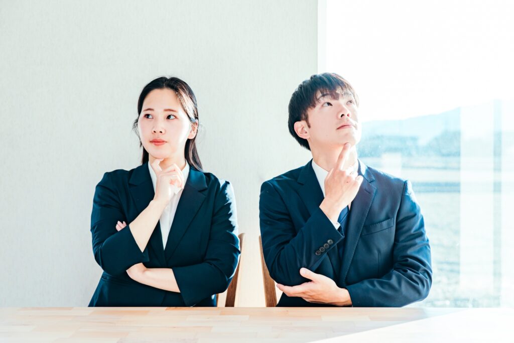 就職活動に悩む人