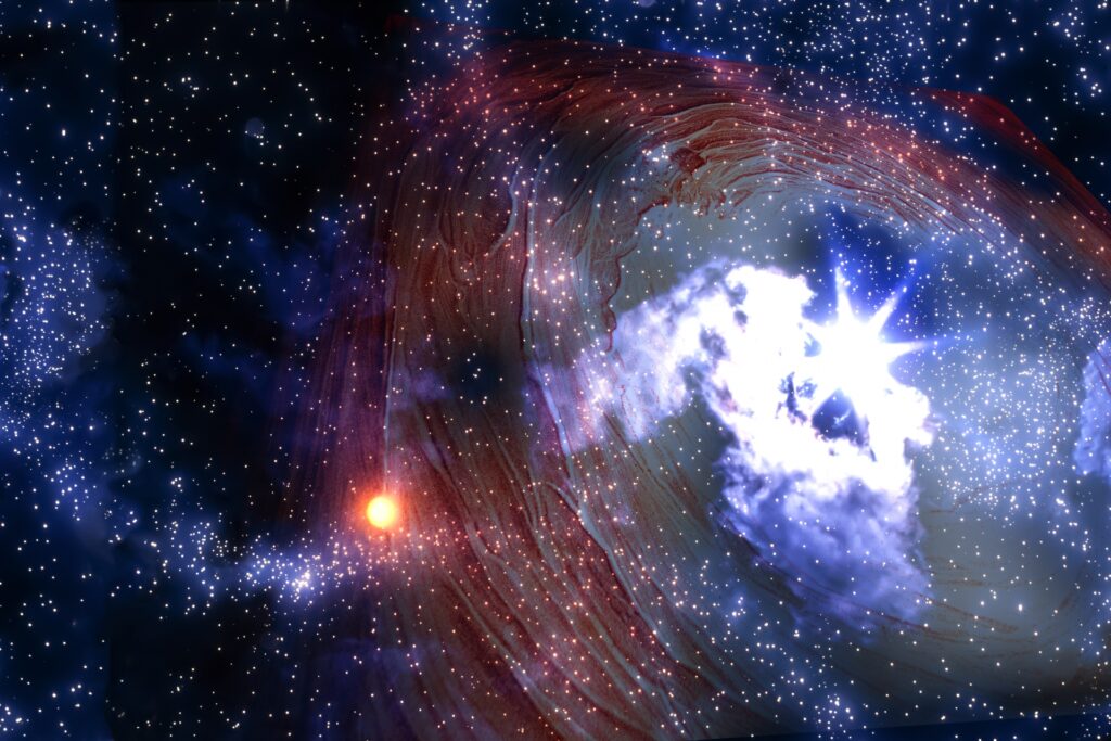 宇宙をイメージした写真