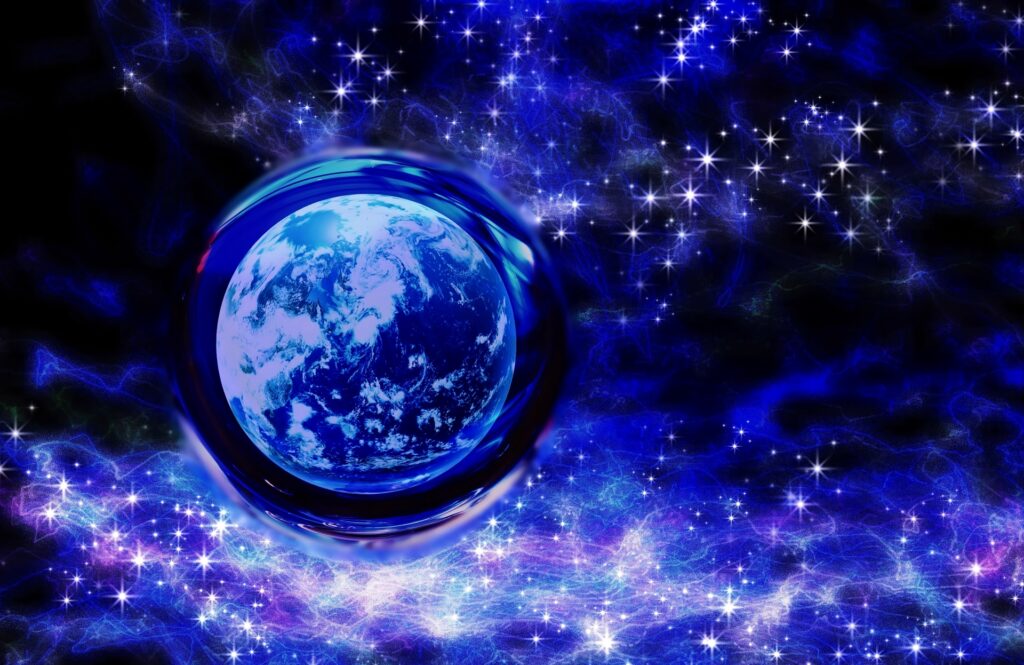 宇宙をイメージした画像