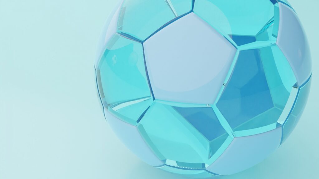 サッカーボールを撮影した画像