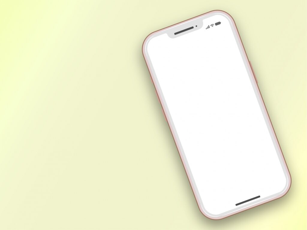 スマートフォンをイメージした画像
