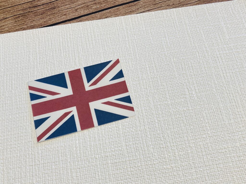 イギリスの国旗を撮影した画像