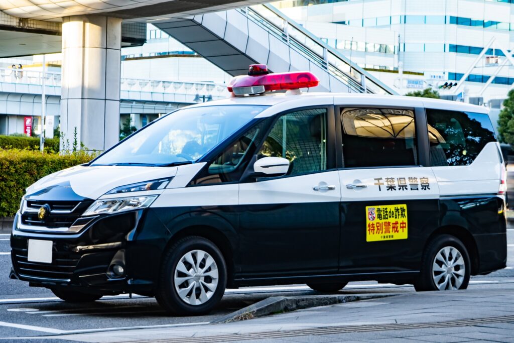 千葉県警のパトカーを撮影した画像