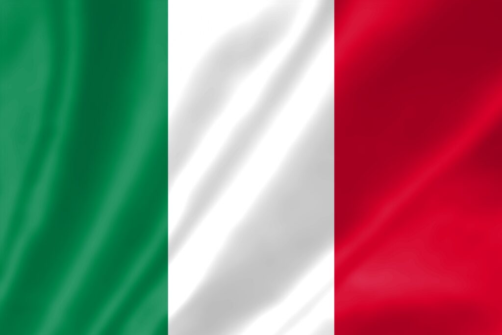 イタリアの国旗を撮影した画像