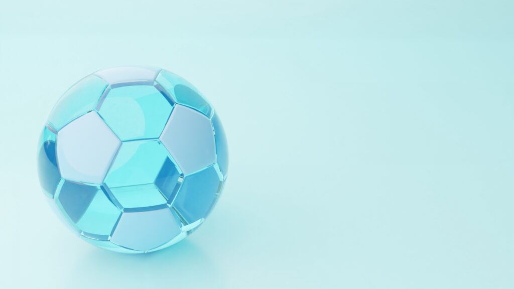 サッカーボールをイメージした画像
