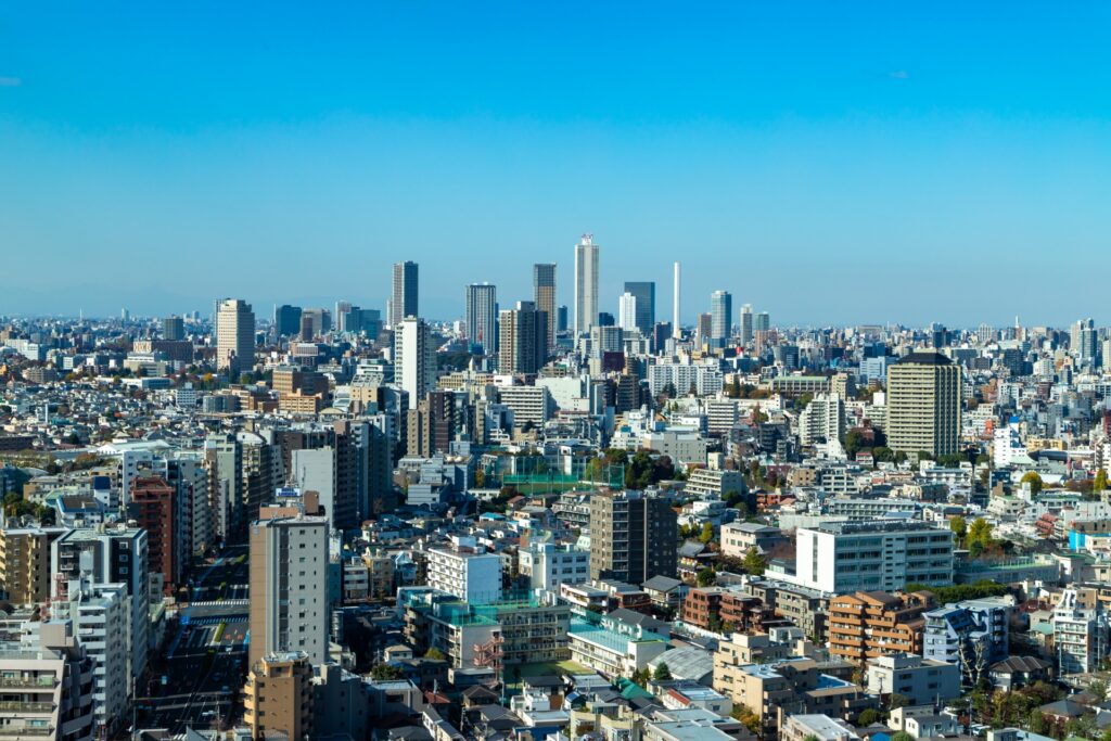 東京都内の風景を撮影した画像