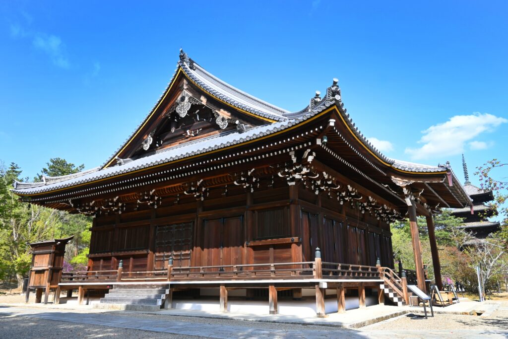 仁和寺の外観を撮影した画像