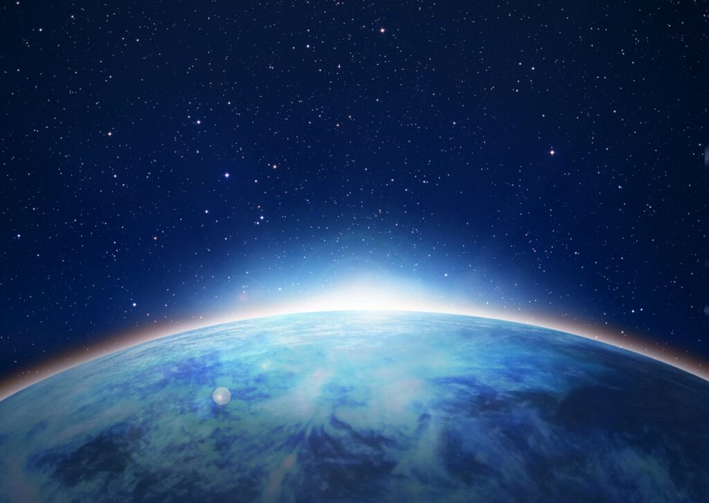 宇宙をイメージした画像