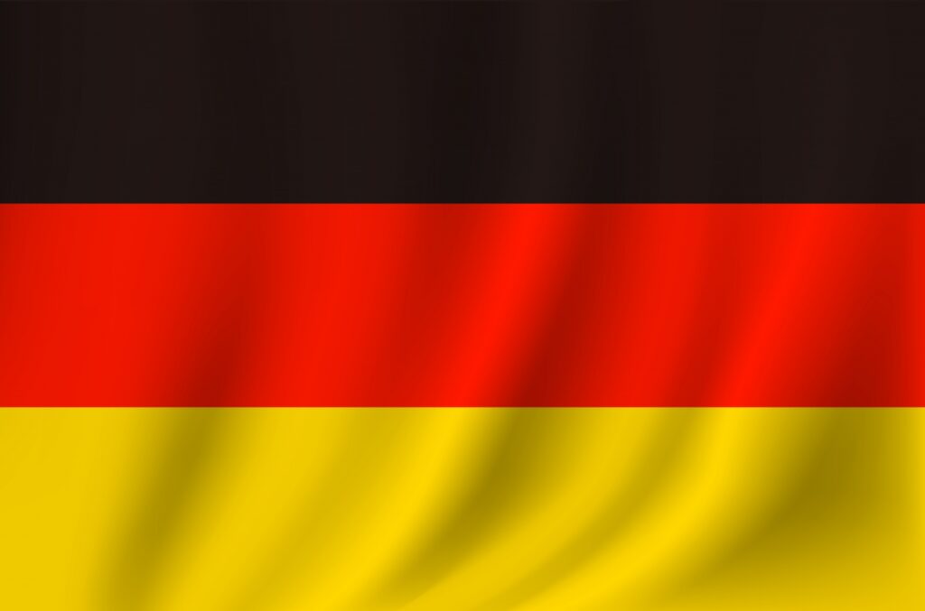 ドイツの国旗を撮影した画像
