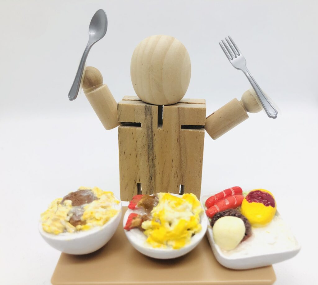 フードファイターをイメージした画像