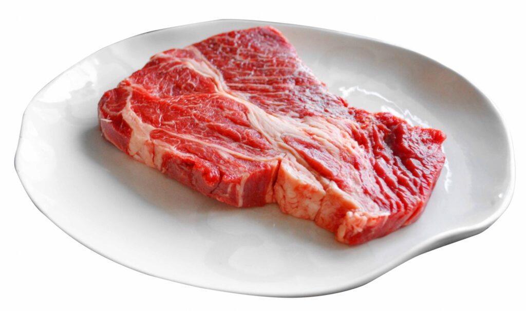 アメリカ産の牛肉を撮影した画像