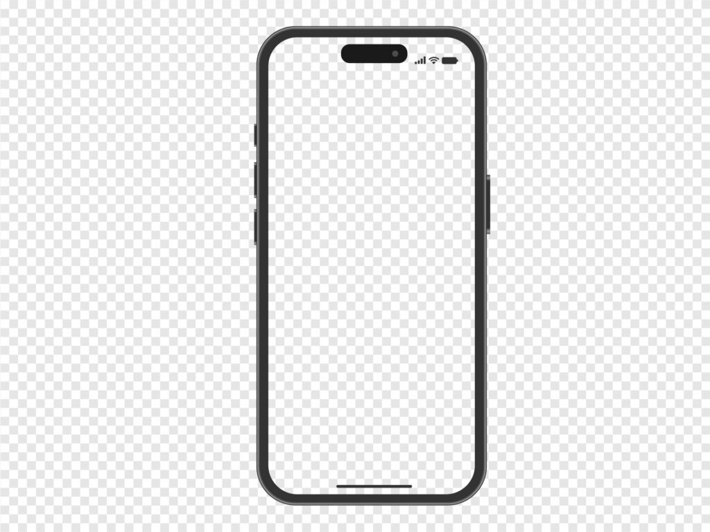 スマートフォンの外観を撮影した画像