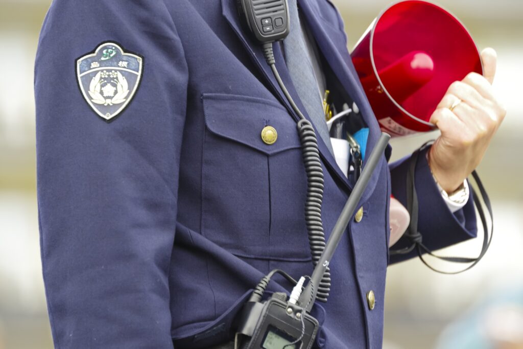 警察官をイメージした写真