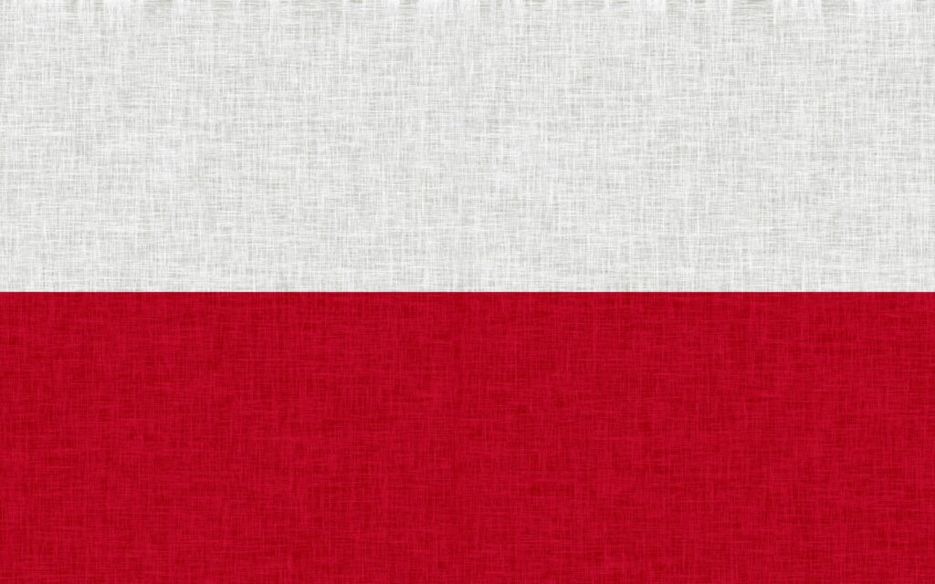ポーランドの国旗を撮影した画像