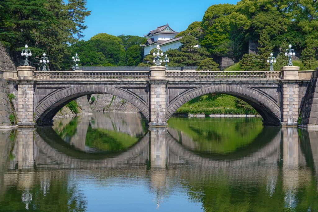 皇居の外観を撮影した画像