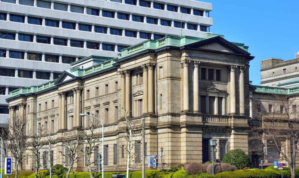 日本銀行の外観を撮影した画像
