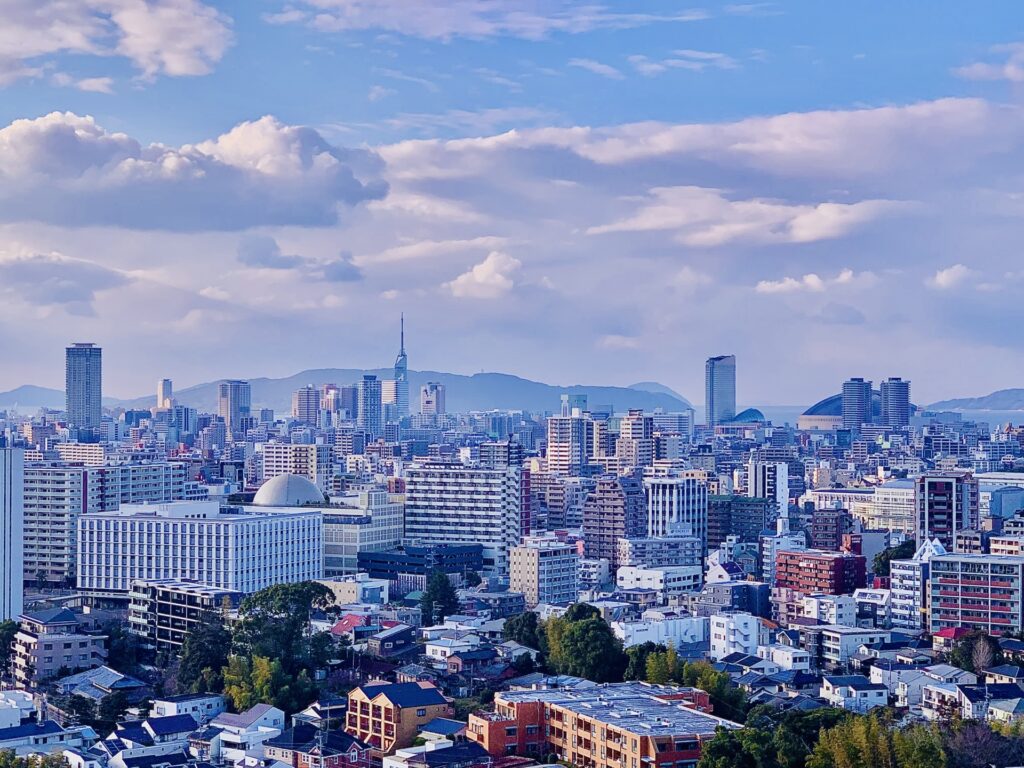 福岡市内の風景を撮影した画像
