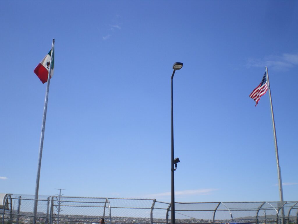 アメリカのメキシコの国旗を撮影した画像