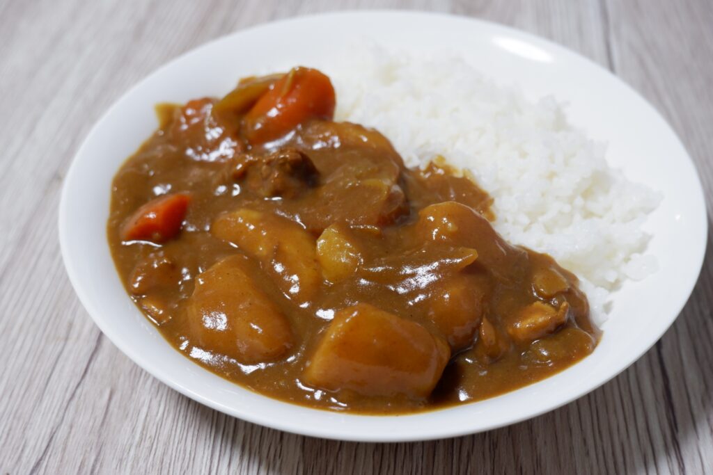 カレーライスをイメージした画像